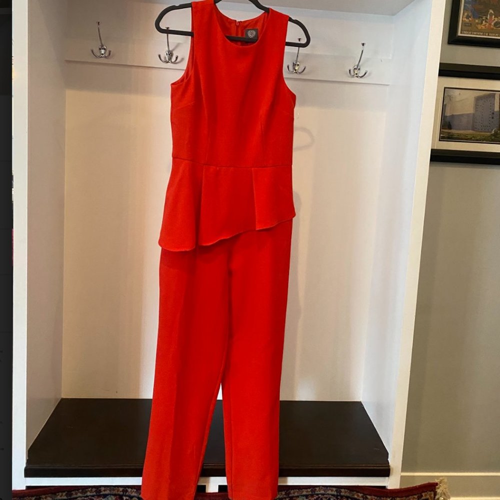 Red Vince Camuto Jumpsuit (Size 8)